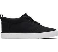 TOMS Fenix Mid Schnür-Sneaker, Black Microsuede, 34.5 EU