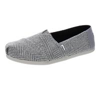 TOMS Girl's, Alpargata Classic Slip-On - Little Kid & Big Kid, Drizzle Grey XL Herringbone, 39 EU