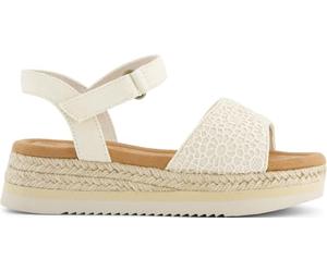 TOMS Girl's Diana Wedge Sandal, natur, 1 UK
