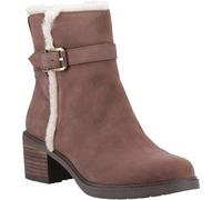 TOMS Hailey Schnallenleder Damen Stiefel in Eichenbraun mit Absatz EU 39/UK 6