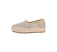 TOMS Halbschuhe Textil Beige/Gold - 38