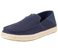 TOMS Herren Alonso Loafer Rope Flacher Slipper, Navy Heritage Canvas Suede, 42.5 EU