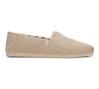 TOMS Herren Slipper Alpargata Heritage Canvas – flach, natürlich ungefärbt – 44.5 EU