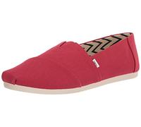 TOMS Herren Alpargata aus recycelter Baumwolle Flache Slipper, ROT, 39 EU