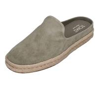 Toms Santiago Mule Suede Holzschuhe EU 42 Vetiver Grey