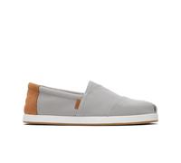 TOMS Herren Grau (Alp FWD Sneaker, Drizzle Grey Brushed Twill Tan Suede, 44.5 EU