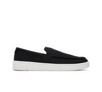 TOMS Herren Trvl Lite Loafer Slipper, Schwarzes Slubby-Gewebe aus recycelter Baumwolle, 43 EU