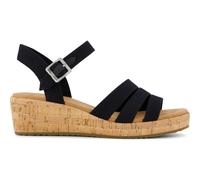 Toms Julia black slubby woven 42.5