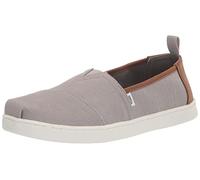 TOMS Jungen Alpargata Flacher Slipper, Grau, 30 EU