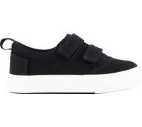 TOMS Jungen Fenix Doppelriemen Sneaker, Schwarz Leinen, 21 EU