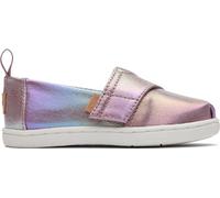 TOMS Jungen Mädchen Classic Alpargata Flacher Slipper, Mellow Mauve Irisierender Twill, 21 EU