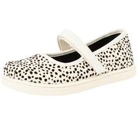 TOMS Jungen Mädchen Mary Jane Schuh, Fog Flocked Mini Cheetah, 25.5 EU
