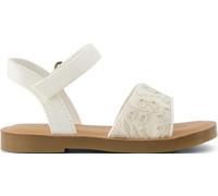 TOMS Jungen Mädchen Remi Keilsandale, Egret Botanical Eyelet, 27 EU