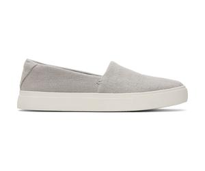 Toms Kameron Slip ON drizzle grey two tone slub 36