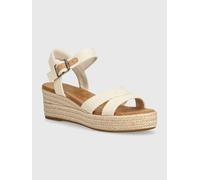 TOMS Keilsandaletten in Creme - Größe 41 | Damen Sandalen