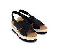 TOMS Keilsandaletten in Schwarz - Größe 36,5 | Damen Sandalen