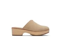 TOMS Leder-Clogs in Creme - Größe 41 | Damen Pantoletten
