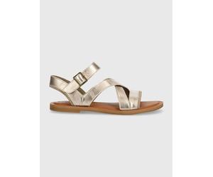 TOMS Leder-Sandalen in Gold - Größe 36 | Damen Sandalen