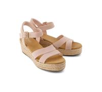 TOMS Leder-Sandaletten in Rosa - Größe 40 | Damen Sandalen