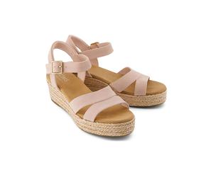 TOMS Leder-Sandaletten in Rosa - Größe 40 | Damen Sandalen