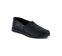TOMS Leder-Slipper in Schwarz - Größe 41 | Damen Schuhe Halbschuhe