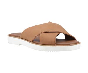 TOMS Mae Crossover Damen Ledersandalen in Braun EU 38 / UK 5