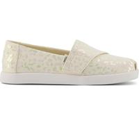 TOMS Mädchen Alpargata Classic Espadrille Zum Reinschlüpfen, Natur, 34 EU
