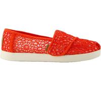 TOMS Mädchen Alpargata Classic Espadrille zum Reinschlüpfen, rot