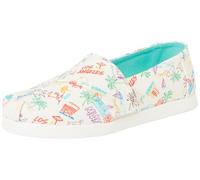 TOMS Mädchen Alpargata Classic Espadrille Zum Reinschlüpfen, Weiß, 3 UK EU