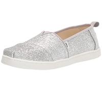 TOMS Mädchen ALPARGATA Espadrille, Silberweiß, 31.5 EU