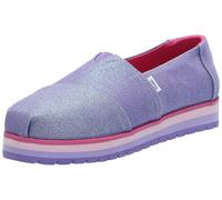 TOMS Mädchen Alpargata Plattform, Passionflower Glimmer Twill, 30 EU