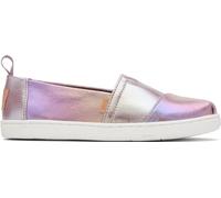 TOMS Mädchen Classic Alpargata Flacher Slipper, Mellow Mauve Irisierender Twill, 37.5 EU