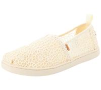 TOMS Mädchen Classic Alpargata Flacher Slipper, Natürliche Marokkanische Häkelung, 38 EU