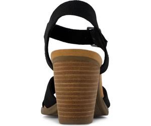 Toms Majorca Ankle Strap black melange woven 40