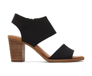 Toms Majorca Cutout black melange woven 35.5