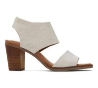 TOMS Damen majorca cutout Sandalen mit Absatz, Natur, 38 EU