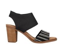 TOMS Majorca Cutout, Sandale Talon Femme, Noir, 42.5 EU