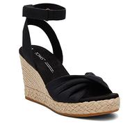 TOMS Damen Marisela Keilsandale, Black Slubby Woven, 37 EU