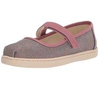 TOMS MARY JANE Mary Jane Canvas Mädchen, EU 19.5, Dunkelrosa(Raspberry Multi Twill Glimmer)