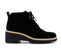 TOMS Damen Maude Schnürschuh Mode-Stiefel, Schwarze Velourslederoptik, 42.5 EU