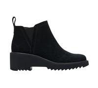 TOMS Maude-Stiefelette für Damen, Schwarz-schwarzes Wildleder, 37.5 EU