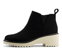 TOMS Maude-Stiefelette für Damen, Schwarzer schimmernder Köper, 41 EU