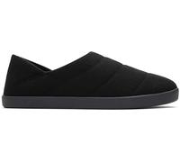 TOMS Men's Ezra Slipper, Black Felt Fleece, 40.5 EU