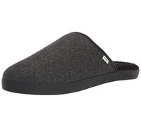TOMS Men's Harbor Slipper, Double Black, 39 EU
