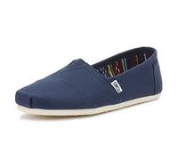 TOMS Mens Navy Canvas Classic Espadrilles-UK 7.5 / EU 41