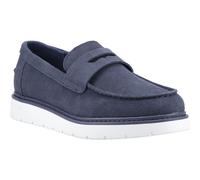 TOMS Navi TRVL LITE Havana Herren Mokassins aus Leder in Marineblau EU 40,5 / UK 7