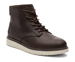 TOMS Navi TRVL Lite Ranger Leder Herren Stiefel Dunkelbraun EU 40,5 / UK 7
