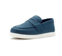 TOMS Oliver Loafer Flat, Navy Nubuck PU, 9 UK Child, Marineblaues Nubuk-PU, 9 UK Child