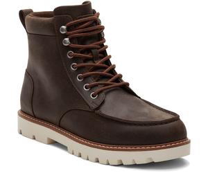 TOMS Palomar Leder Herren Stiefel Dunkelbraun EU 47.5 / UK 12