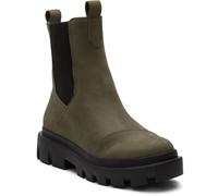 TOMS Rowan Leder Frauen Olive Stiefel EU 37 / UK 4